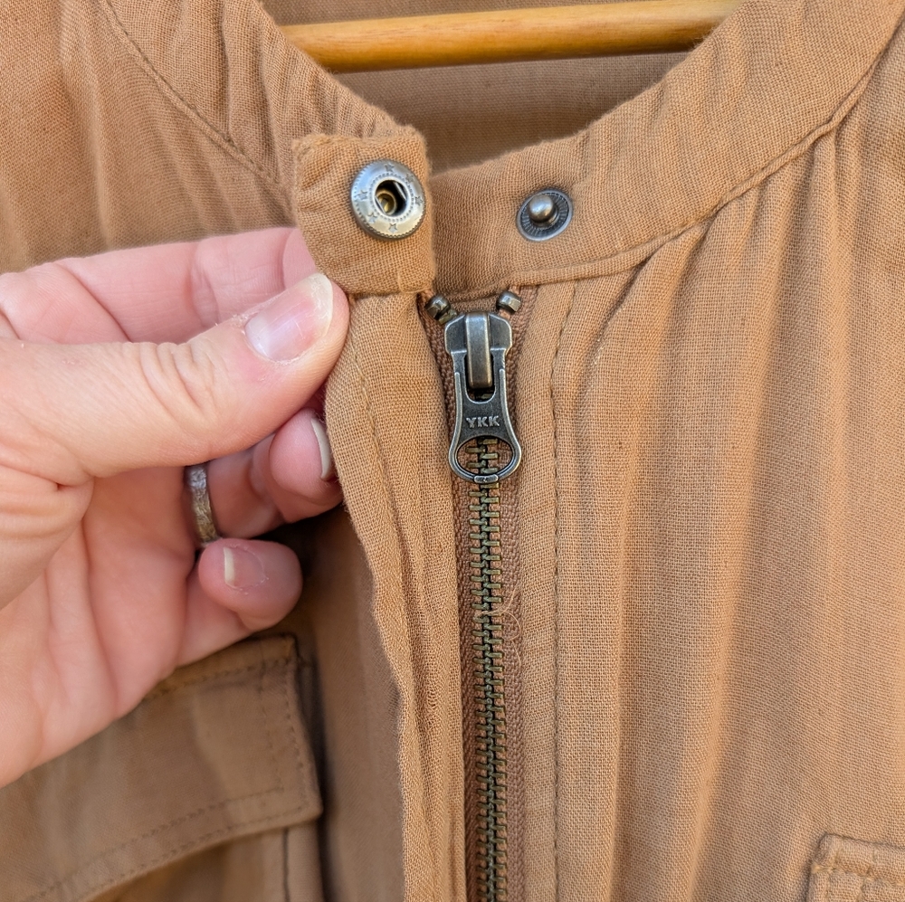 Torrid Lightweight Utility Jacket in Light Brown - Picture 3 of 5